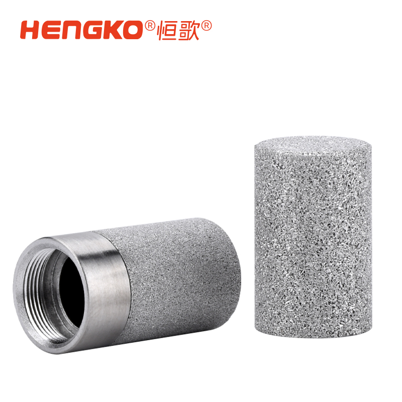 耐高溫耐腐蝕透氣微孔螺紋316L不銹鋼燒結(jié)保護(hù)罩具體應(yīng)用！